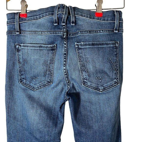 MCGUIRE x ANTHROPOLOGIE Gainsbourg Mid-Rise Cropped Bootcut Jeans Style 15D - Picture 5 of 10